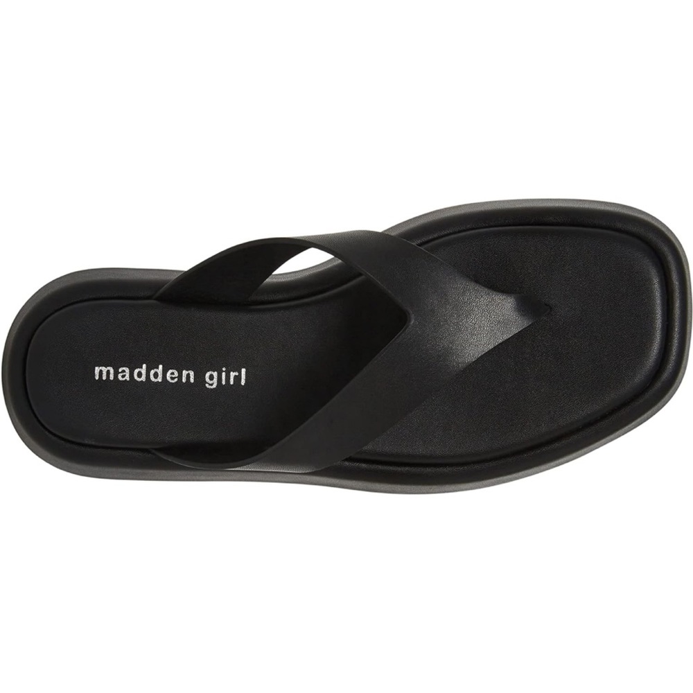 MADDEN GIRL BLACK FLIP FLOPS